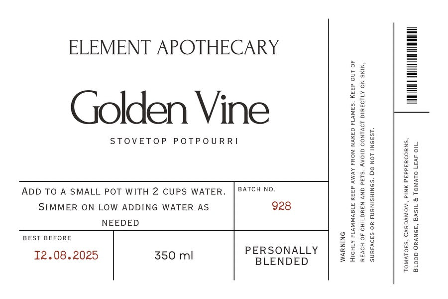 đż Golden Vine <br>Stovetop Potpourri