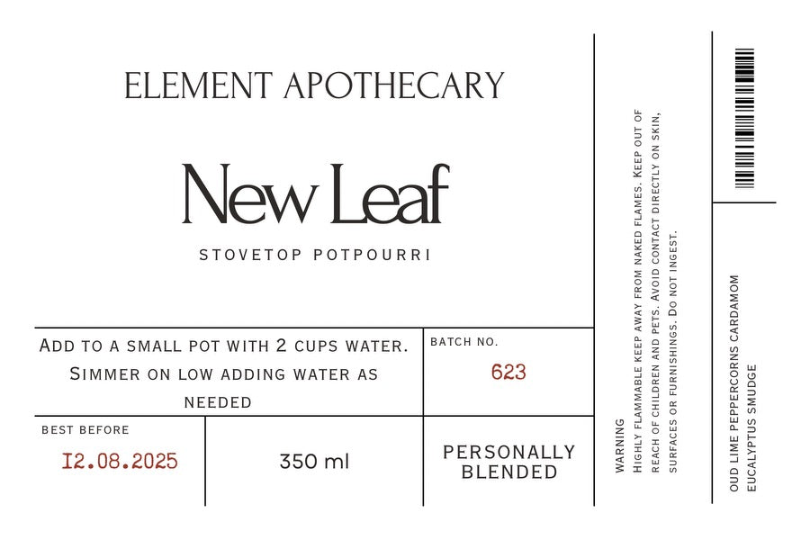 🍃 New Leaf Stovetop Potpourri | ELEMENT APOTHECARY 🌿