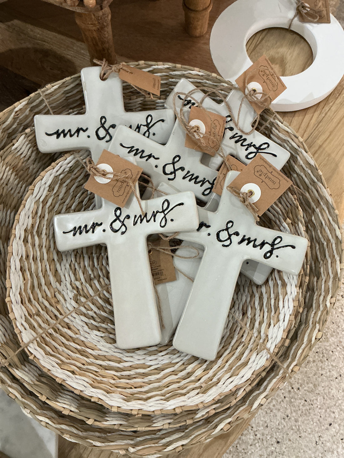 Mr. & Mrs. Wedding Cross
