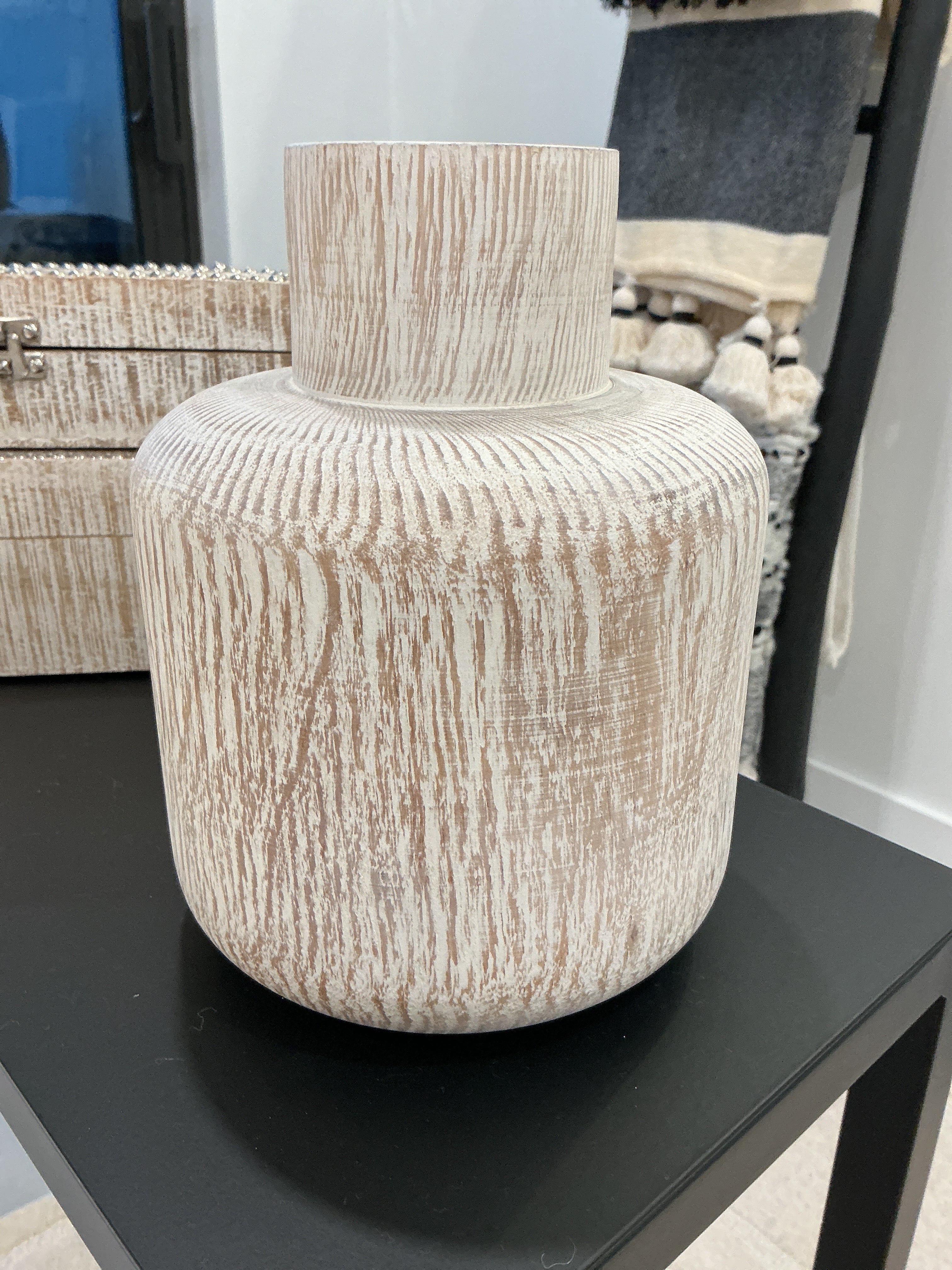 Wood Vase