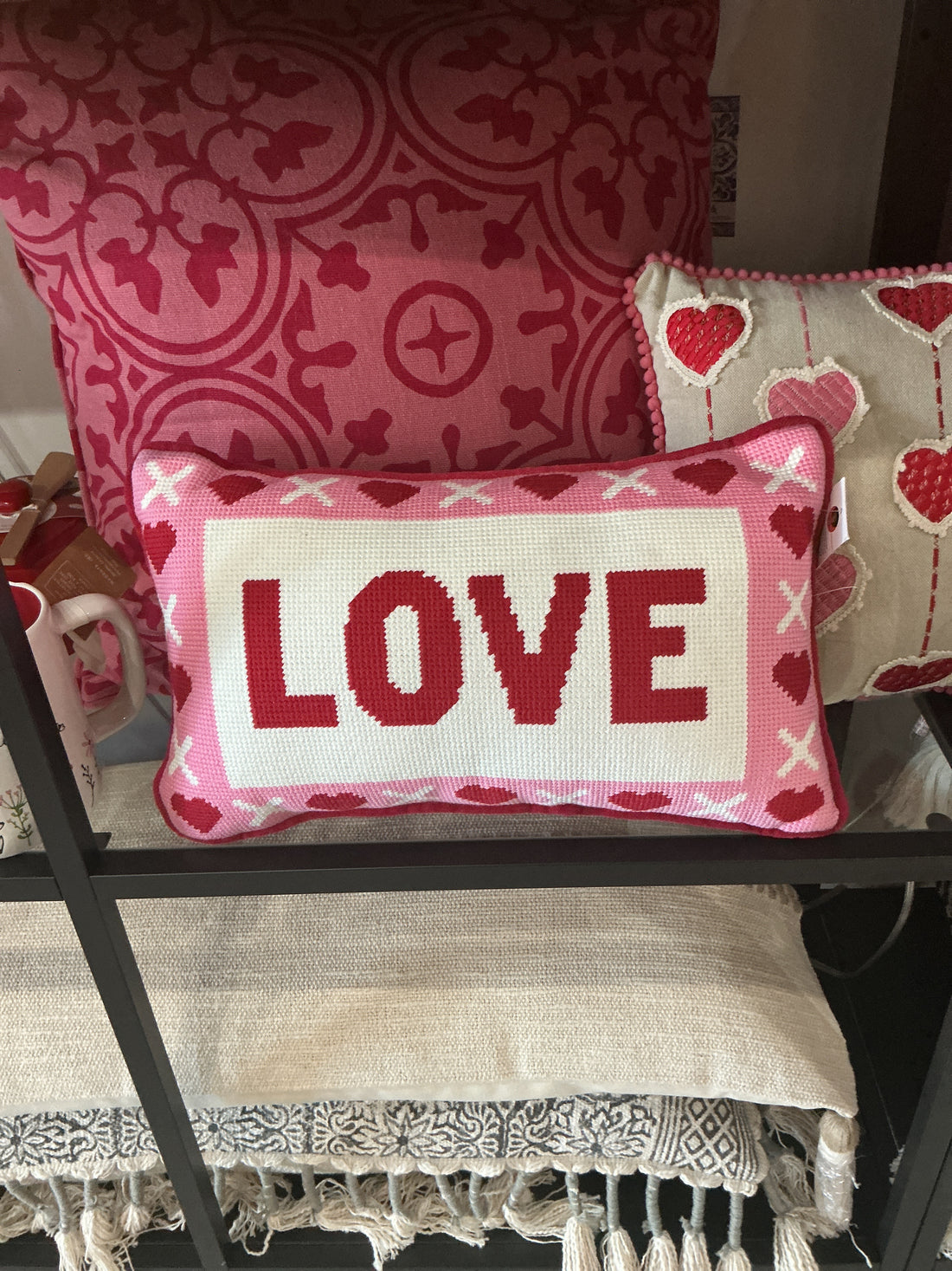 Valentines Decor Pillow “ LOVE”
