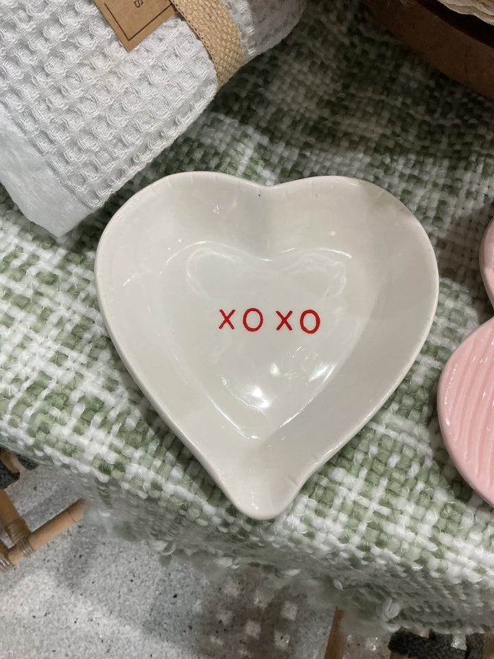 Ceramic Heart Shared Appetizer Plate