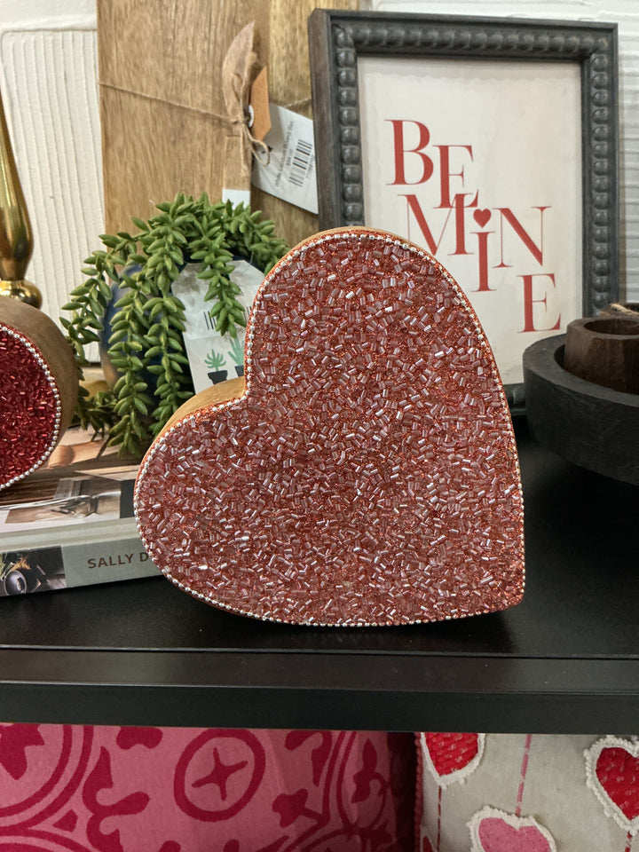 Wood Heart Shaped Decor Heart
