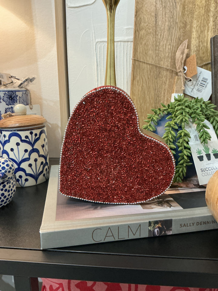 Wood Heart Shaped Decor Heart