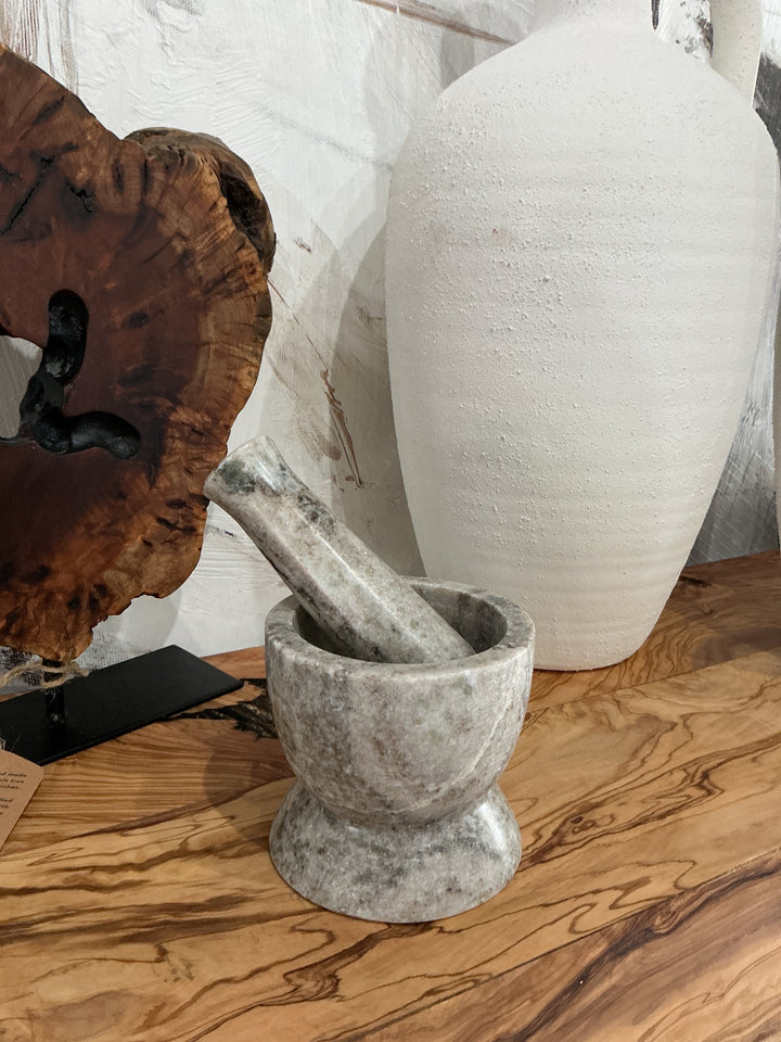 Marble Pestle & Mortar