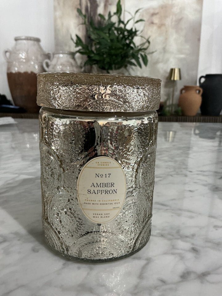 Holiday Amber Saffron Candle