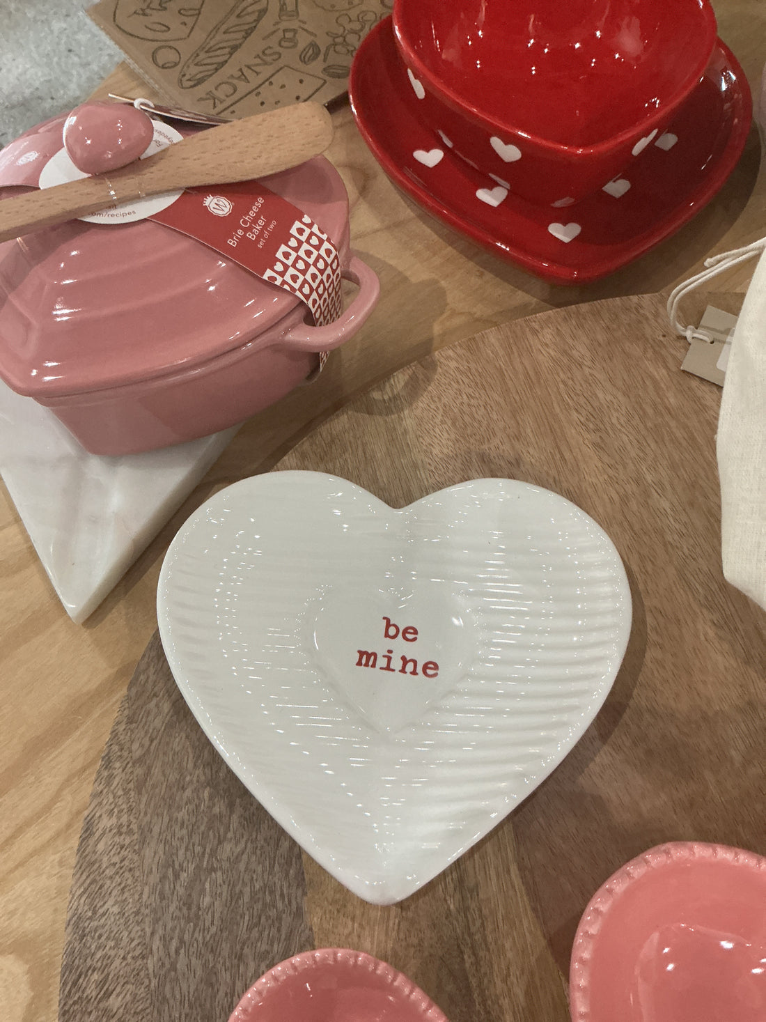 Ceramic Heart Shared Appetizer Plate