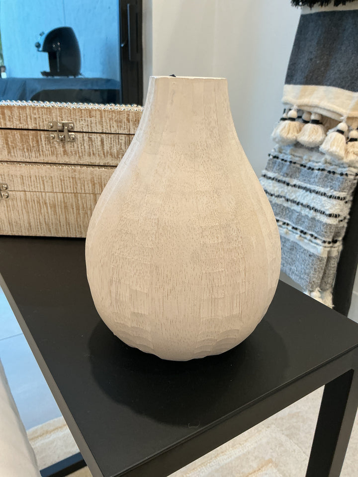 Wood Vase