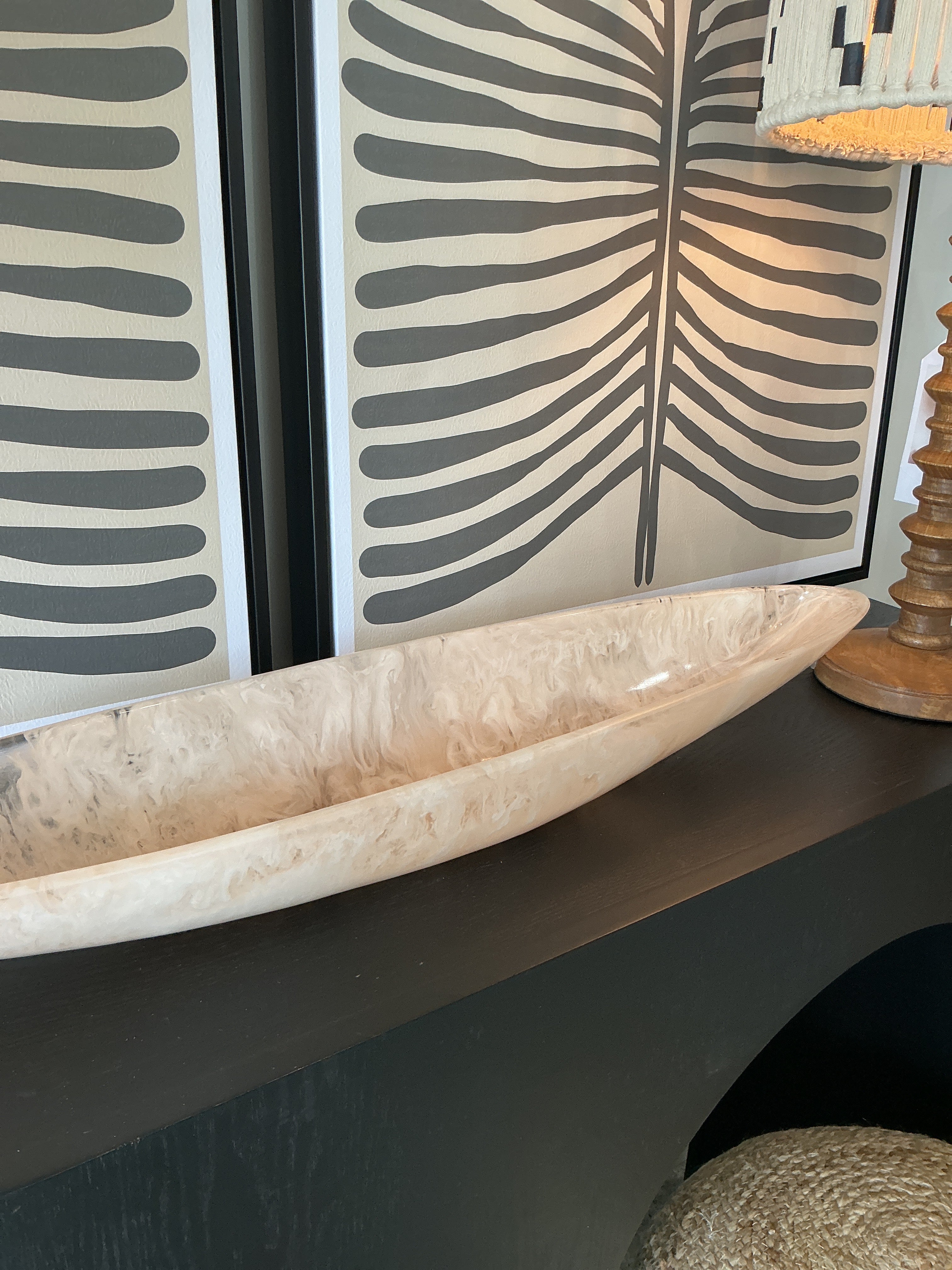 Peach Centerpiece Bowl