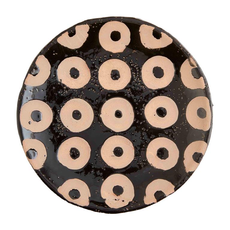 Circle Black Terra Platter