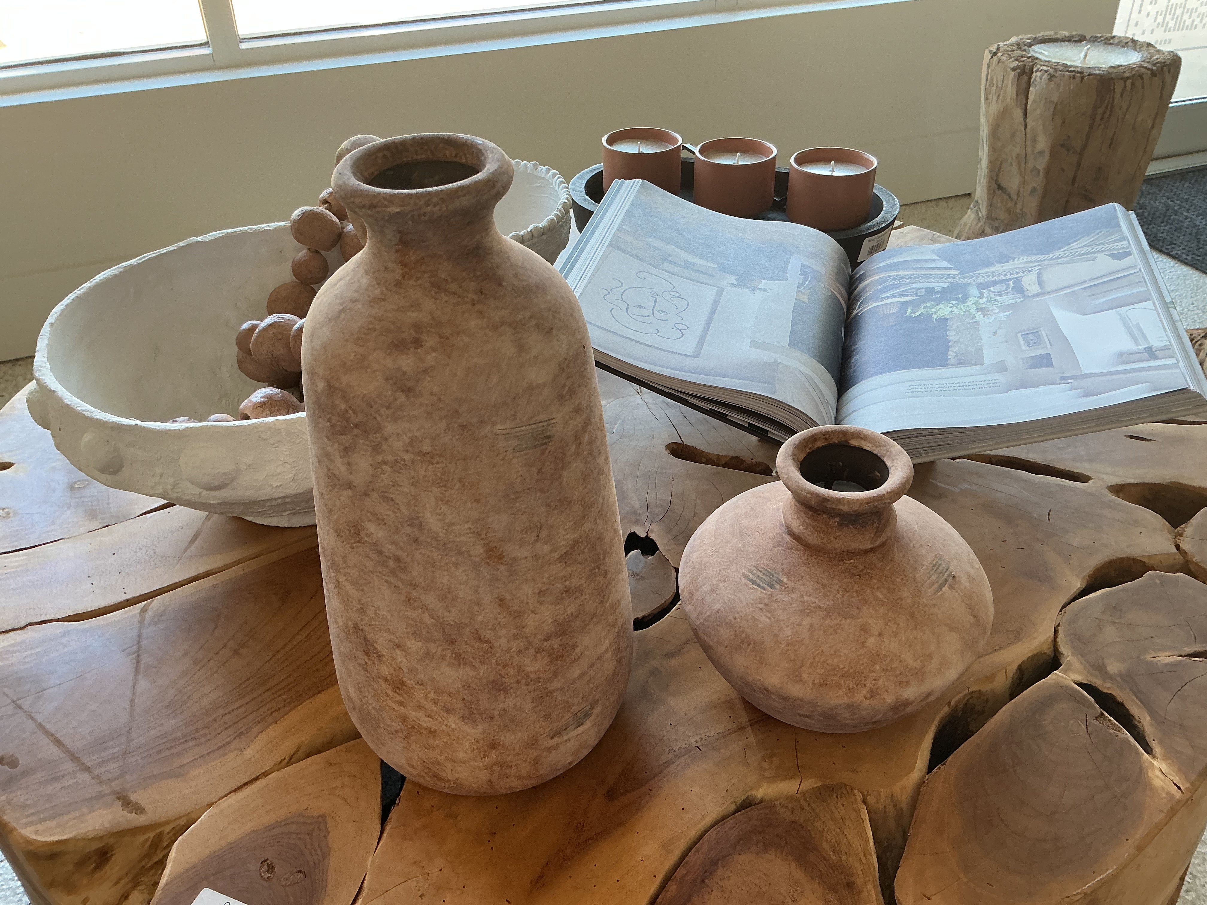 Clay Short Vase