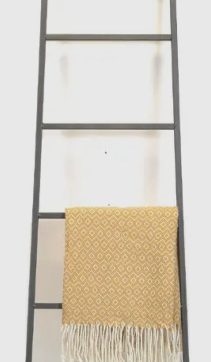 Grey Metal Display Ladder