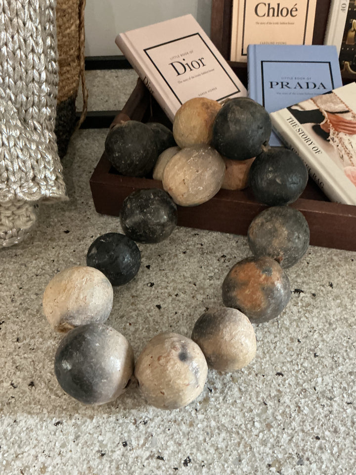 Decorative Lava Rock  Bead Garland