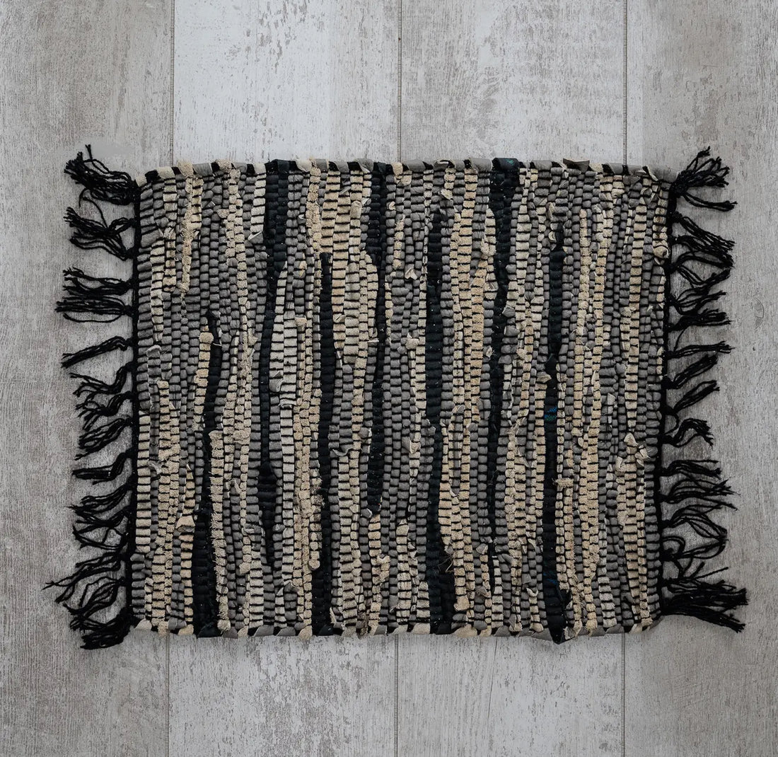 Woven Leather Square Placemat