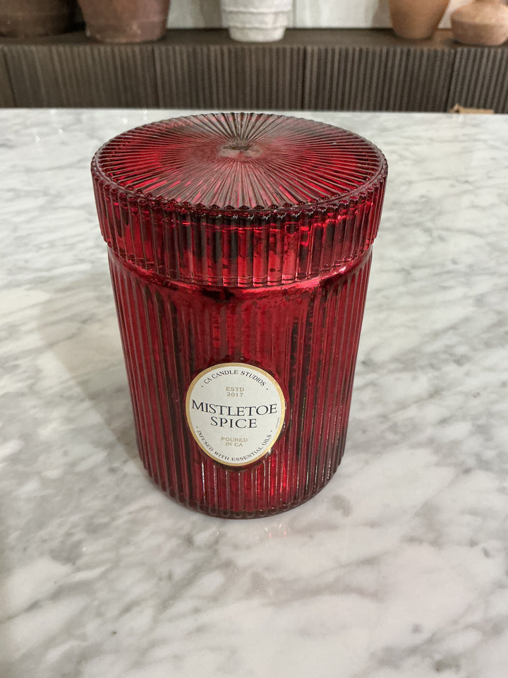 Holiday Mistletoe Spice / Balsam Fir Candle